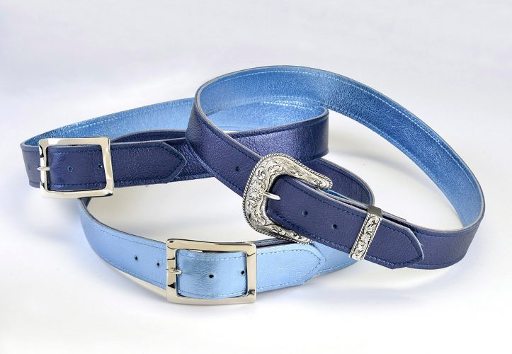 Blue Ice Reversible Ladies Belt