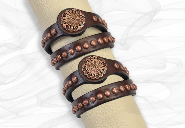 Copper Sunrise Double-Wrap Bracelet