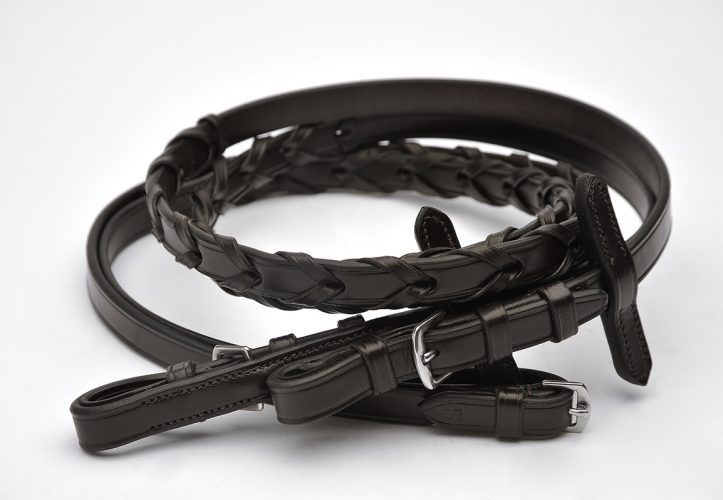 Laced English Leather Reins